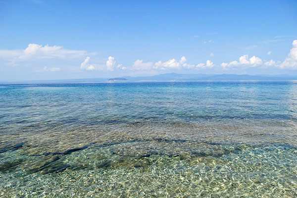 Golden beach, Касандра, Халкидики, Гърция