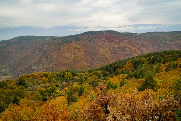 Панорамата след параклиса, Ковачевица
