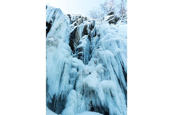 Замръзналият Боянски водопад, Витоша