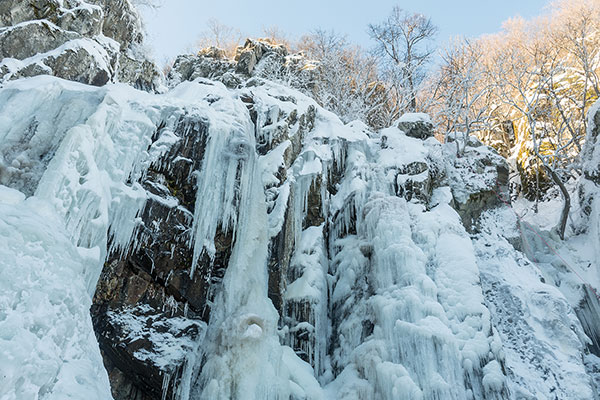 Замръзналият Боянски водопад, Витоша
