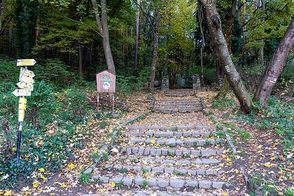 Боянски водопад - началото на пътеката