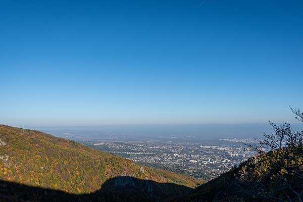 Боянски водопад - панорамната скала